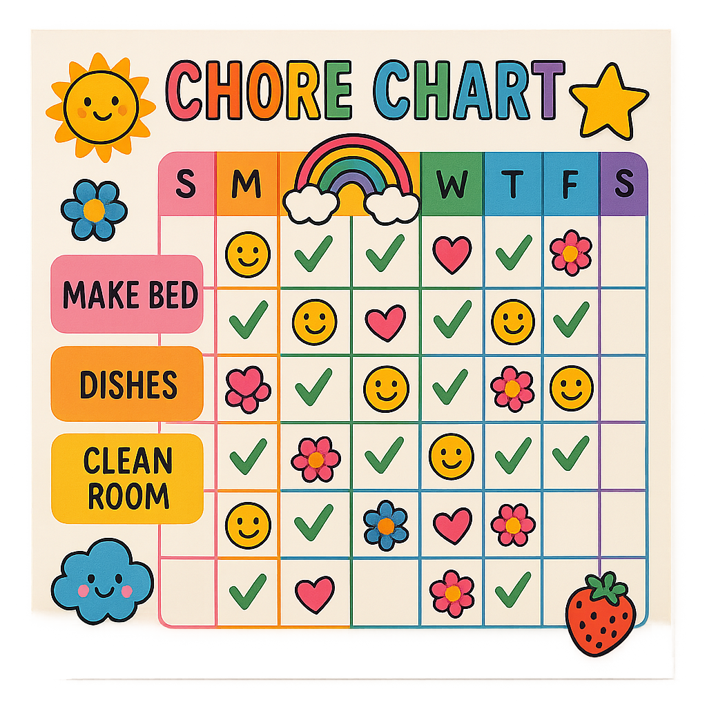 Quick Start Guide: Creating a Chore Chart in Just 10 Minutes